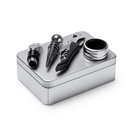 doos met wijnaccessoires