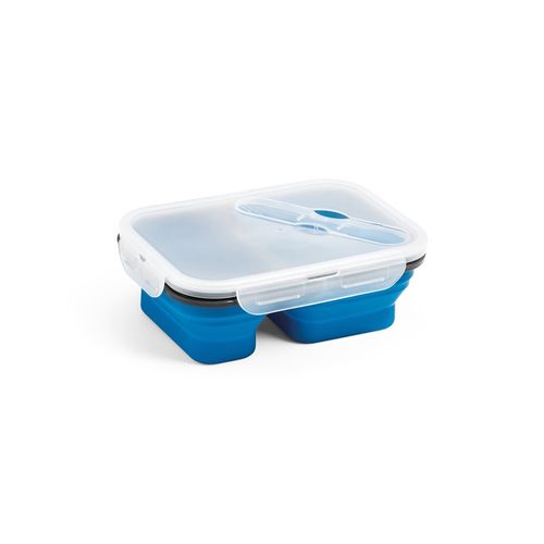 DILL. Lunch Box. Wysuwane hermetyczne pudełko wykonane z silikonu i PP (480 i 760 mL)