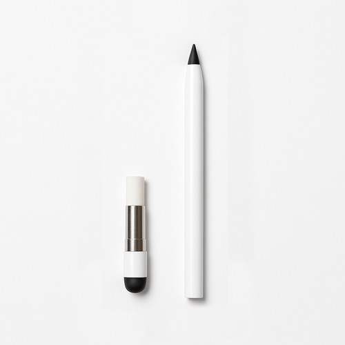 Crayon en aluminium effaçable de longue durée, avec gomme pour écran tactile