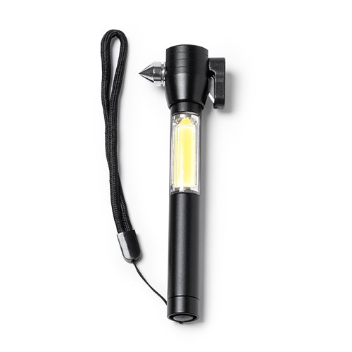Multi-purpose aluminum torch, with hammer, glass b Lilian
