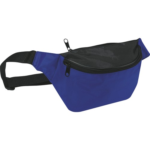 2 POCKETS WAIST BAG IN 420D POLYESTER