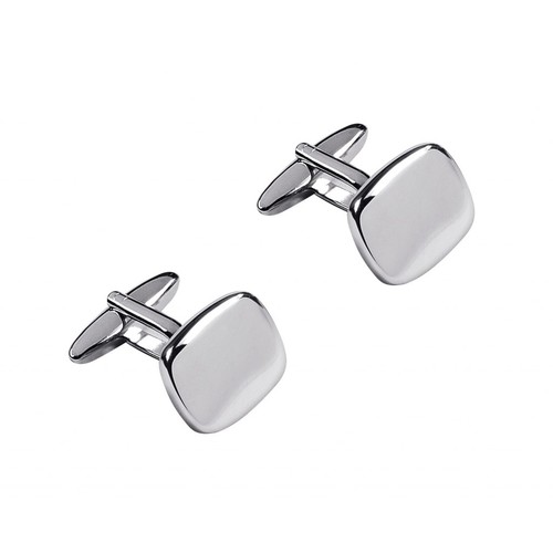 Rounded CUFFLINKS  14x17 mm -NO BOX