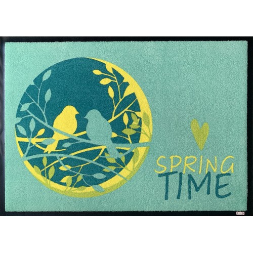 Doormats with spring and summer motifs