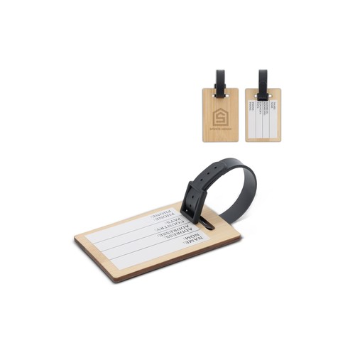 Bambusowa przywieszka bagażowa