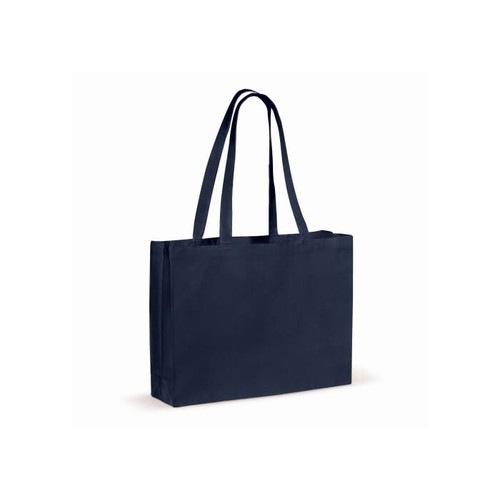 Recycled cotton bag with gusset 140g/m² 49x14x37cm