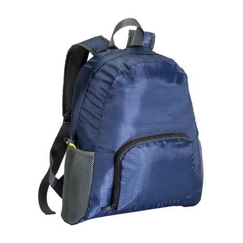 210D polyester ripstop foldable backpack, resealable in a pocket