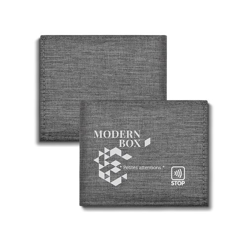 PORTE MONNAIE ANTI RFID EN RPET