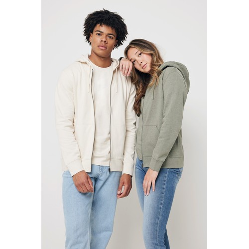 IQONIQ Abisko gerecycled katoen hoodie met rits