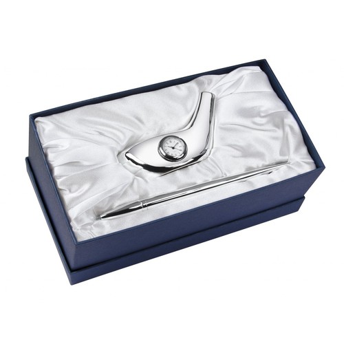 PEN STAND CLOCK "GOLF" LUX BOX