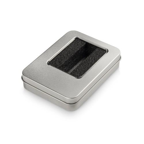 Large tin box for bigger USB flash drives (with insert)