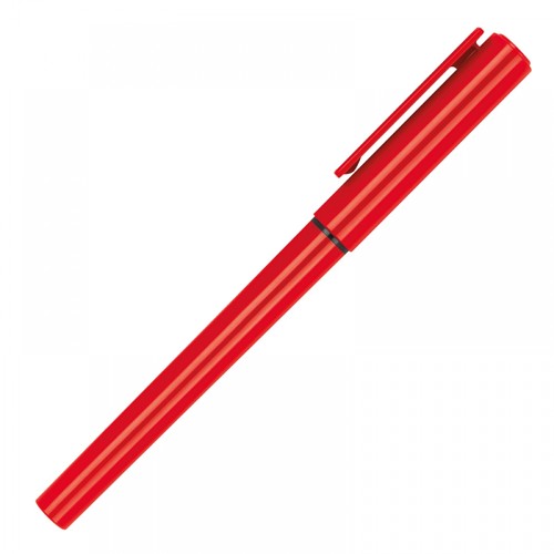 Plastic rollerball pen with ink