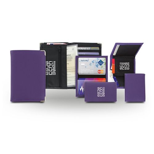 PORTE FEUILLE - PVC LYCHEE