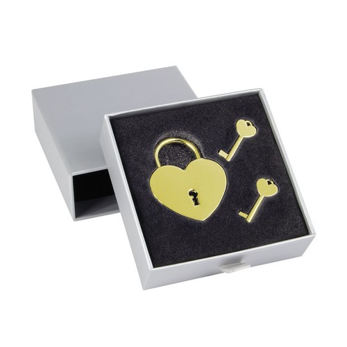 GOLDEN HEART PADLOCK