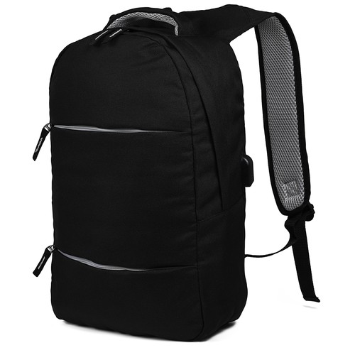 600D RPET LAPTOP RUCKSACK WITH USB CHARGE PORT