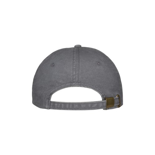 260 g/m2 stone washed cotton baseball cap, 6 panels