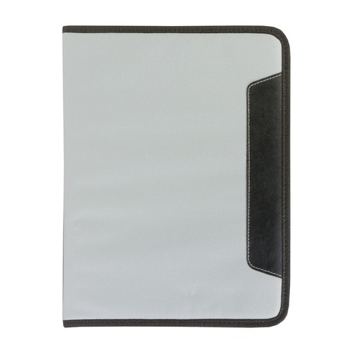 A4 pad brief folder with pocket and pen loop, ruled pad included