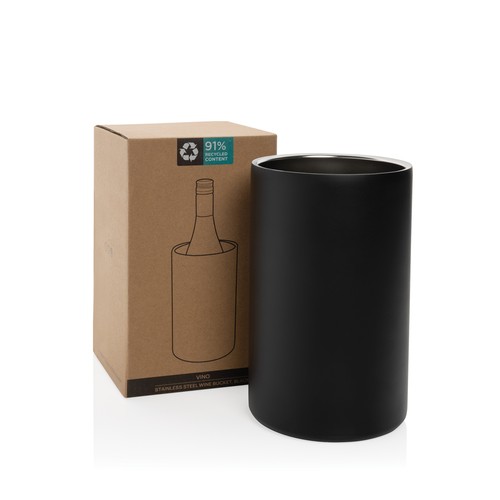 Vino RCS-gecertificeerde gerecyclede rvs wijnkoeler