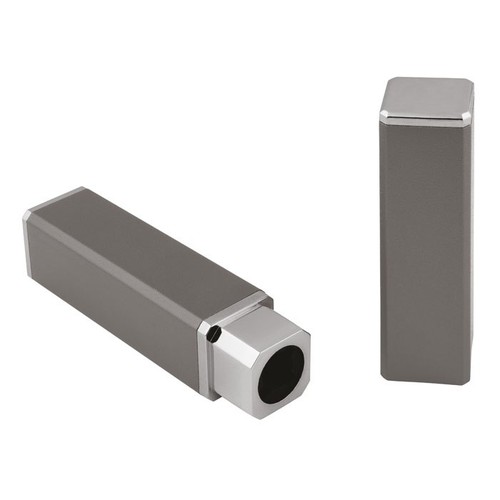ALUMINIUM BOX  SQUARED GREY - NO PEN