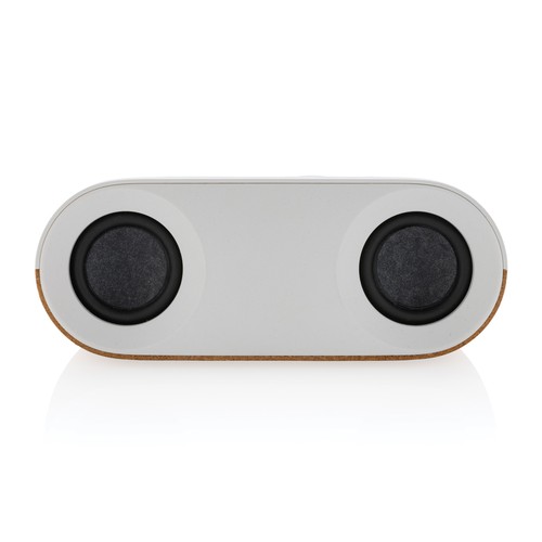 Enceinte 10W en plastique recyclé RCS et liège Oregon