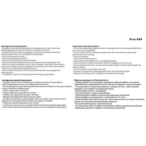 Ventilateur de table BREEZE avec connexion USB