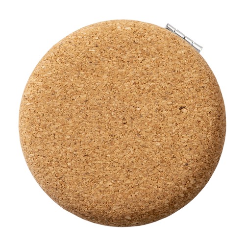 Cork mirror with double magnification