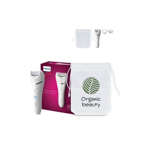 BRE700|Philips Epilator for legs and body, Wet & Dry