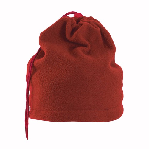 Bandeau chauffe-cou en polaire, transformable en bonnet fermeture avec cordon)