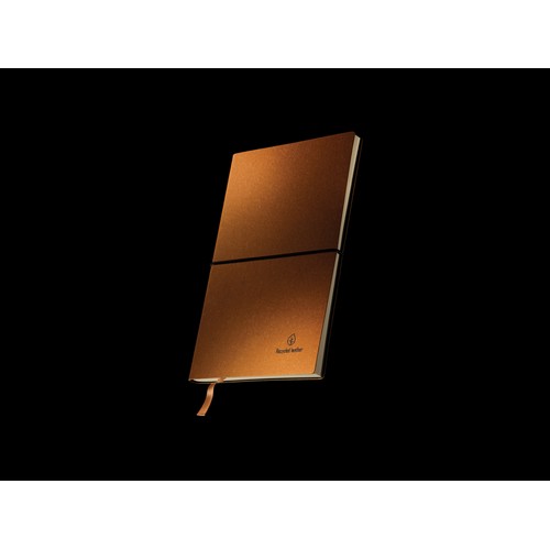 A5 GRS recycled leather notebook
