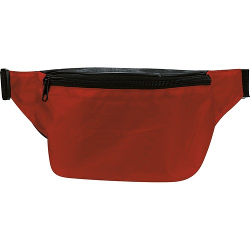 2 POCKETS WAIST BAG IN 420D POLYESTER