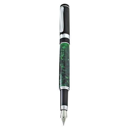 FOUNTAIN PEN MARBLE GREEN