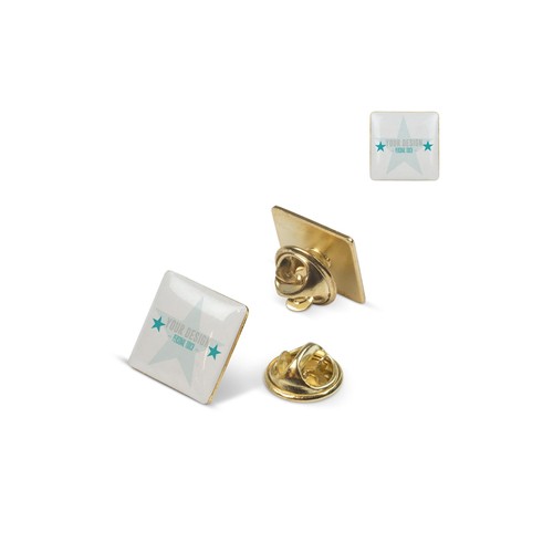 Badge metalen pin 15x15mm