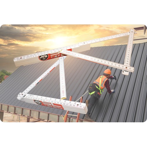 Beechwood folding rule