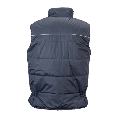 Chaleco acolchado e impermeable.