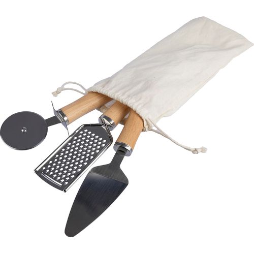 Metal and wooden kitchen tool set Sylvan