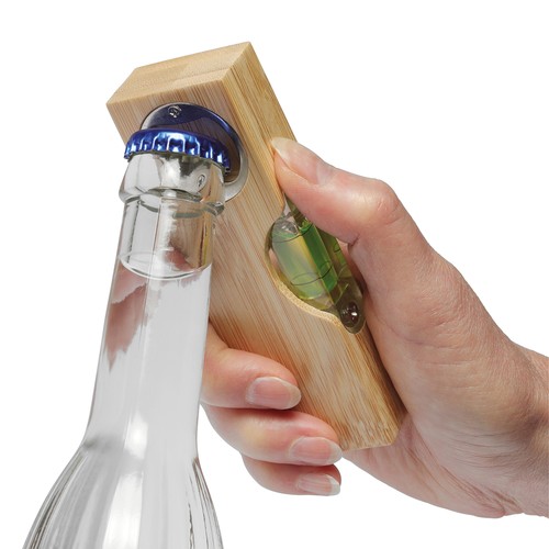 Niveau à bulle en bambou