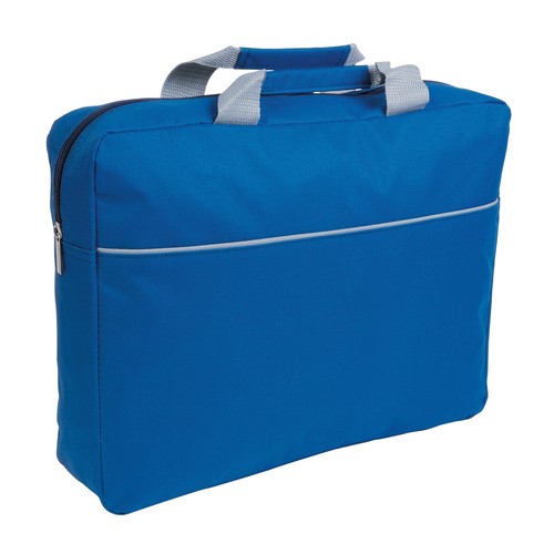 600D polyester briefcase with handle and zip closure