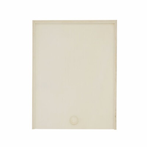 Wooden blocks set for painting, paints and 2 brushes | Priya