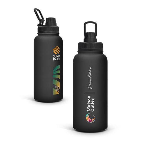 1L DOUBLE-WALL ISOTHERMAL BOTTLE WITH SOFT TOUCH FINISH