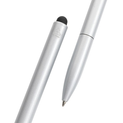 Kymi RCS-gecertificeerde gerecycled aluminium pen met stylus