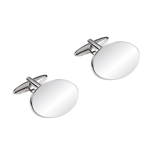 OVAL CUFFLINKS 14.5 x 19.2 mm - NO BOX
