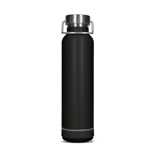 STAINLESS STEEL DOUBLE-WALL INSULATED BOTTLE 60 cl WITH SPEAKER