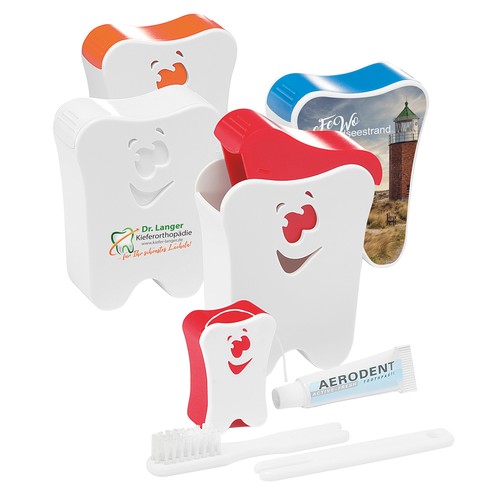 Travel toothbrush set