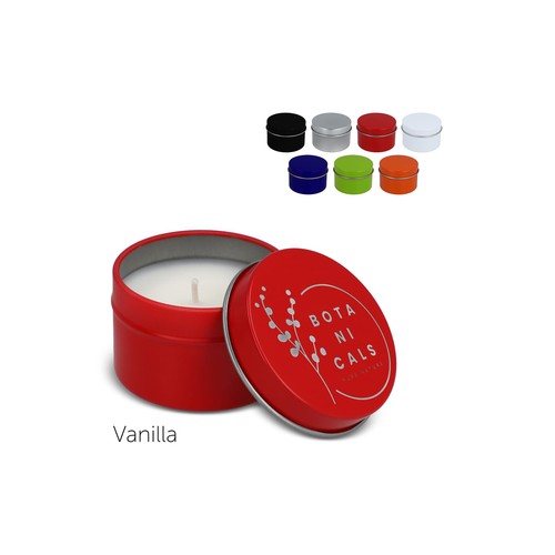 Dhyana plantaardige geurkaars in gerecycled blik