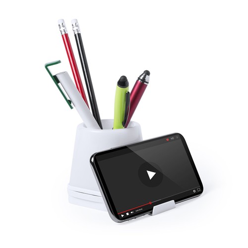 USB Hub Pencil Holder Belind