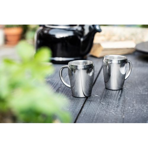 Set de 2 tazas termo de acero inox.reciclado Naya