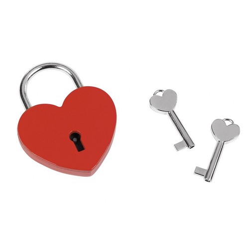 RED HEART PADLOCK