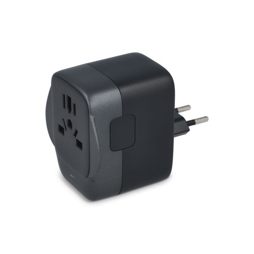 PowerPro Travel Adapter Made of Recycled Plastic