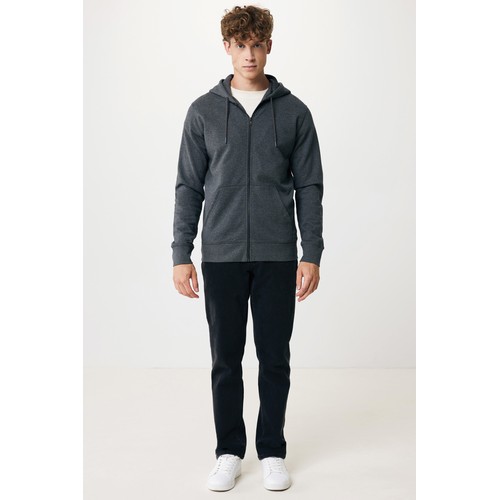 IQONIQ Abisko gerecycled katoen hoodie met rits