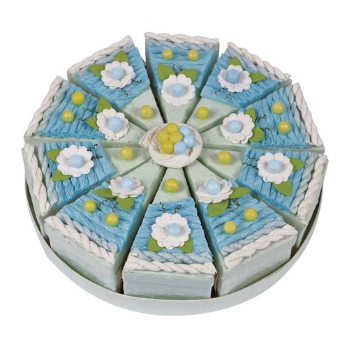 FAVOR PIECE OF CAKE LIGHT BLUE