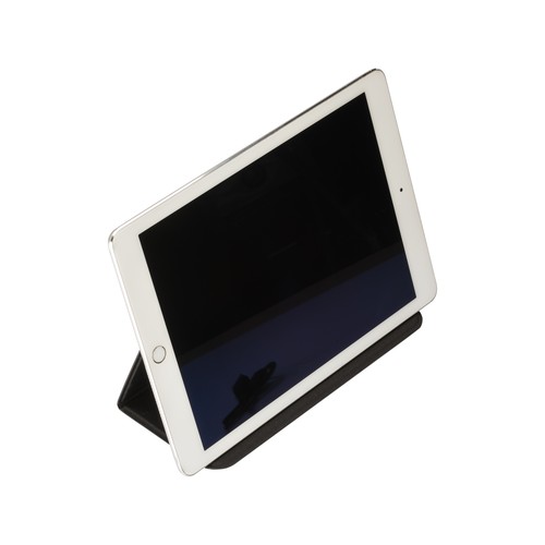 Mousepad and mobile phone holder in R-pet, with integrated wireless charger